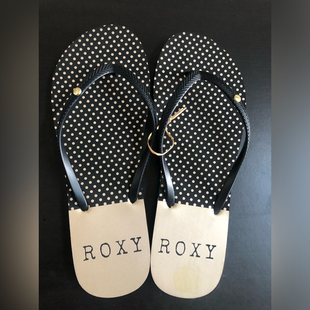 Roxy slippers Guppy Stamp size 9